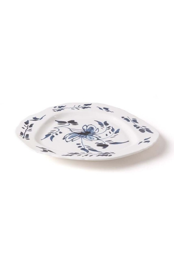 Ρηχό πιάτο Seletti English Delft 28 cm 11201 πολύχρωμο AA00