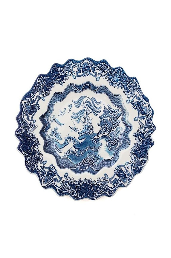 Seletti serving plate WIllow Wave multicolor 11232
