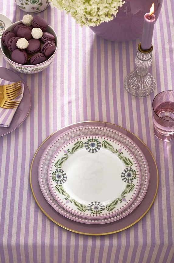 Cucina e Bar Pip Studio set di piatti da dessert Lily&Lotus 23 cm pacco da 6 51001473 multicolore