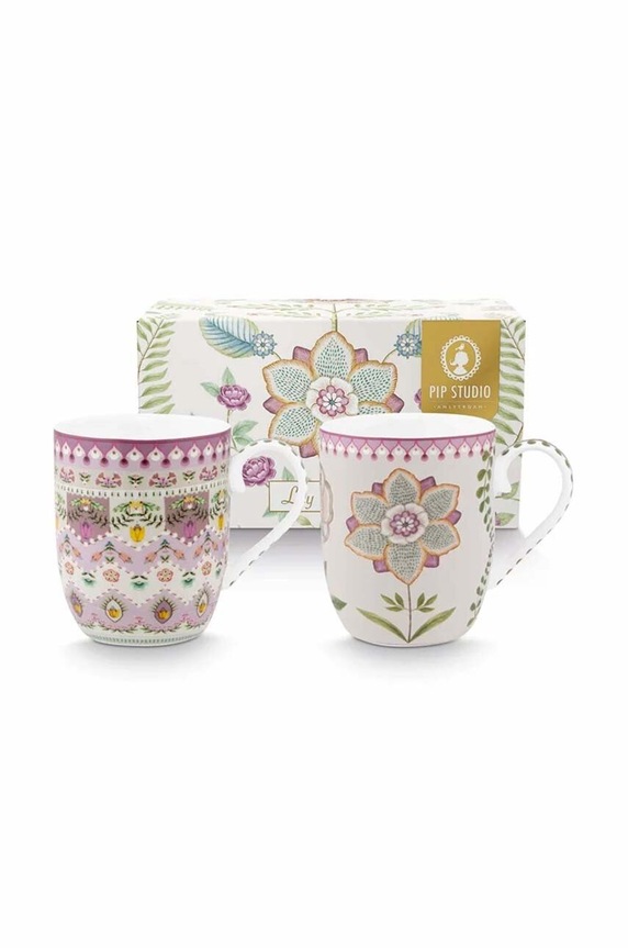 Pip Studio set căni Lily&Lotus 145 ml 2-pack multicolor 51002481