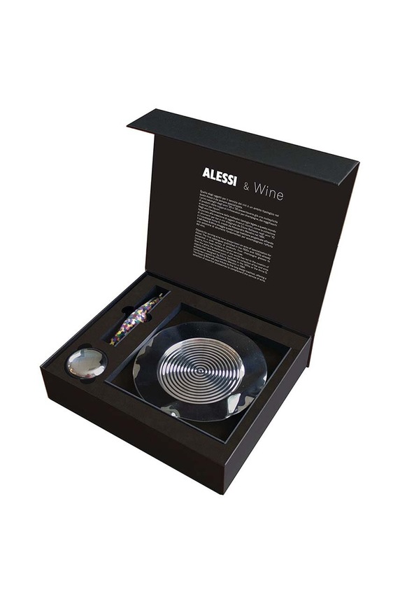 Alessi set de servire a vinului Parrot Set 3-pack negru GAM32SET