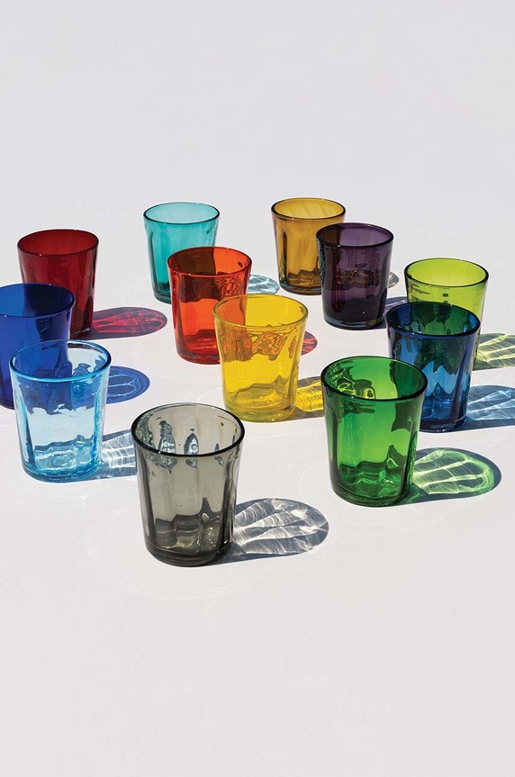 Kuchnia i bar Zafferano zestaw szklanek Tumbler 320 ml 6-pack BE00115 niebieski