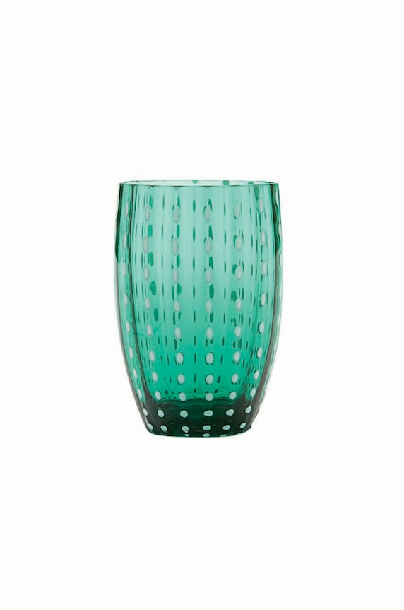Zafferano zestaw szklanek Perle 320 ml 2-pack turkusowy PR00112