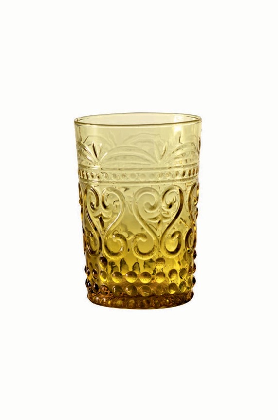 Zafferano zestaw szklanek Provenzale 270 ml 6-pack żółty PV00204