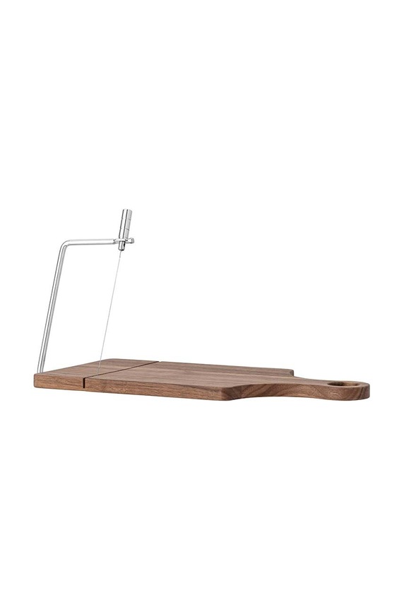 Bloomingville deska do krojenia z nożem Feras Cheese Slicer brązowy 82060450