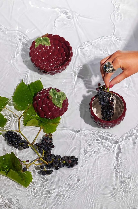 Kuchnia i bar Byon pojemnik z pokrywką Bowl Grape 5228625907 fioletowy