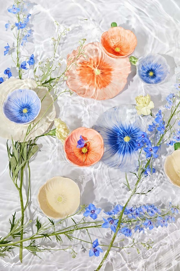 Miska Byon Poppy 5283907913 modrá