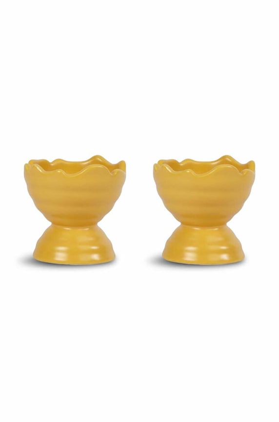 Sagaform set de pahare pentru ou Ellen 2-pack galben 5018452
