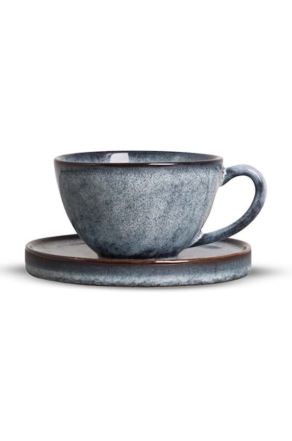 Φλιτζάνι και πιατάκι Byon Jade 250 ml μπλε 5228615813