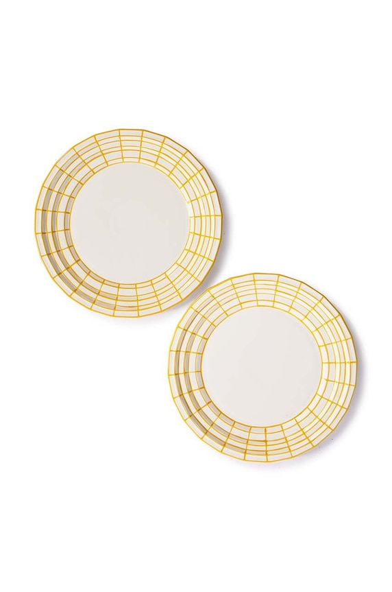 Sada plochých tanierov Pols Potten Digi plate 28,5 cm 2-pak viacfarebná 230.400.572