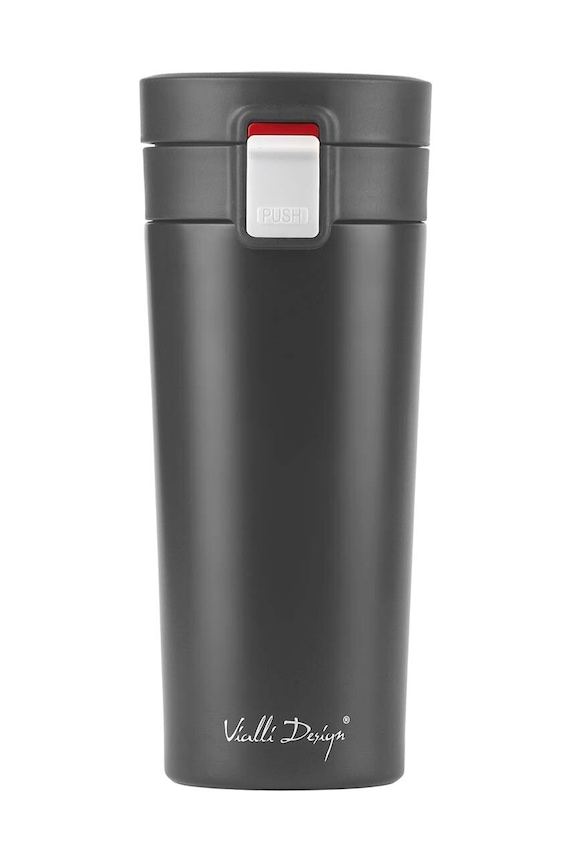 Vialli Design kubek termiczny Fuori 400 ml 7671 czarny AA00