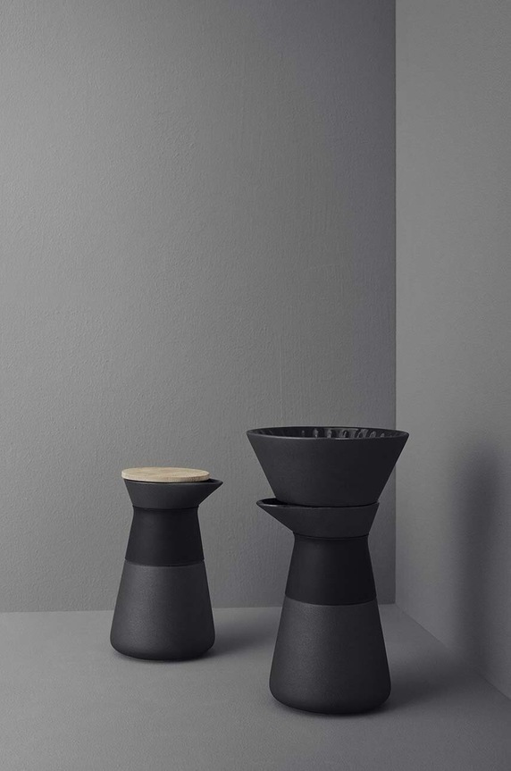 Stelton infusore per il caffe Theo 0,6 l nero x.634