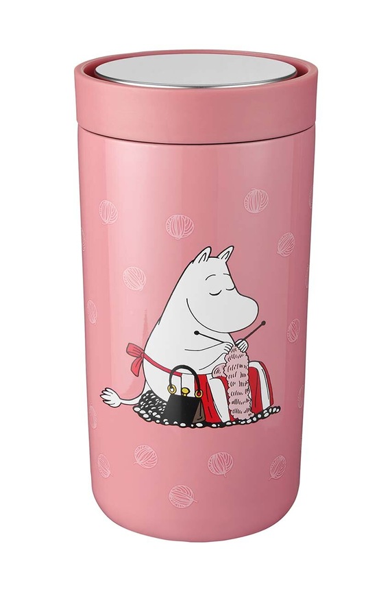 Termo lonček Stelton To Go Click x Muminki 0,2 L roza 1370.11