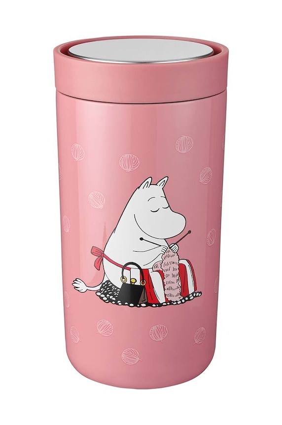 Termo lonček Stelton To Go Click x Muminki 0,2 L roza 1370.11