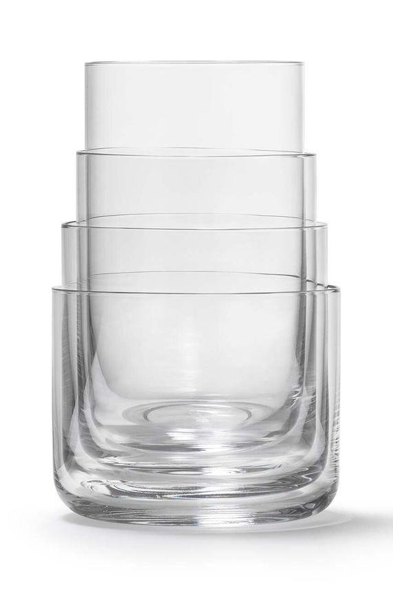 Aarke set de pahare Nesting 4-pack transparent A1181