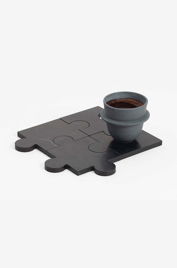 Podložka Tre Product Stonecut Puzzle 4-pak SPC193MB čierna AA00