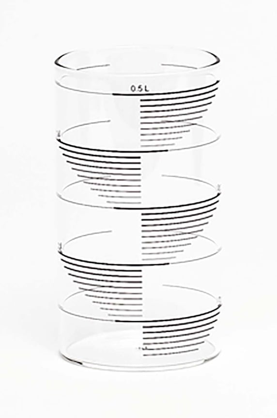 Σετ ποτηριών Tre Product Rectangle Stripes 500 ml 4-pack διαφανή GRS272GB