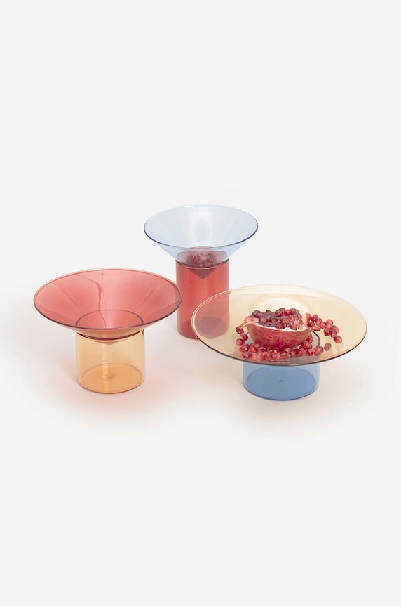 Tre Product set di piatti Vovo pacco da 6 VV280BGY transparente AA00