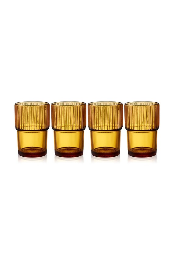 Bitz set de pahare 380 ml 4-pack galben 30678