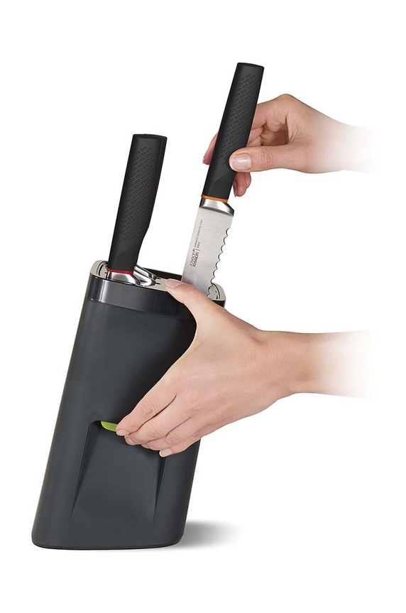 Σετ μαχαιριών με θήκη Joseph Joseph Lockblock 6-pack γκρί 10125