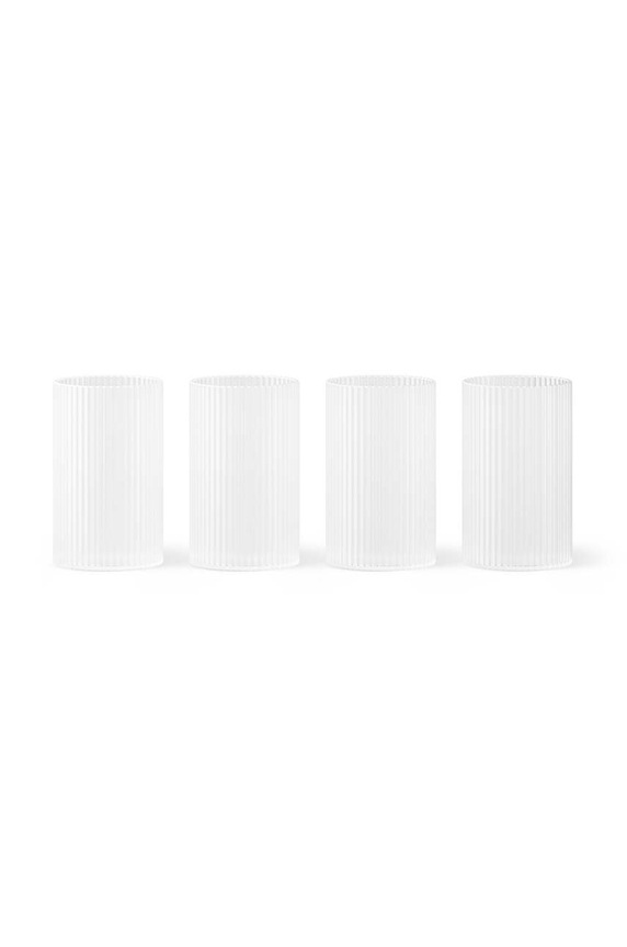 ferm LIVING pohár szett Ripple Verrines 140 ml 4 db fehér 1104269328