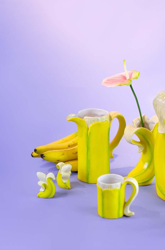 Kuchnia i bar Donkey dzbanek Banana Romance 1,3 L 210744 żółty