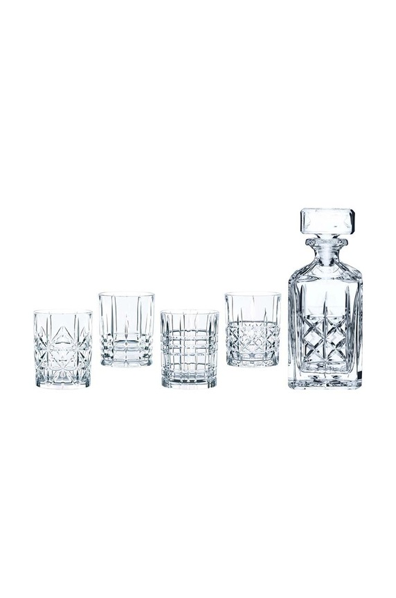 Nachtmann set caraffa e bicchieri Highland Whisky 4x345 / 750 ml pacco da 5 transparente 98196