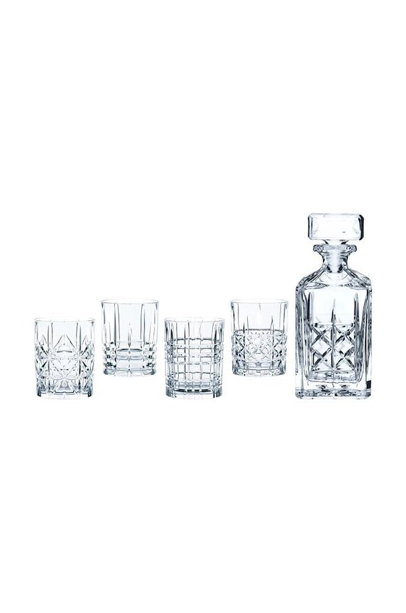 Nachtmann set caraffa e bicchieri Highland Whisky 4x345 / 750 ml pacco da 5 transparente 98196
