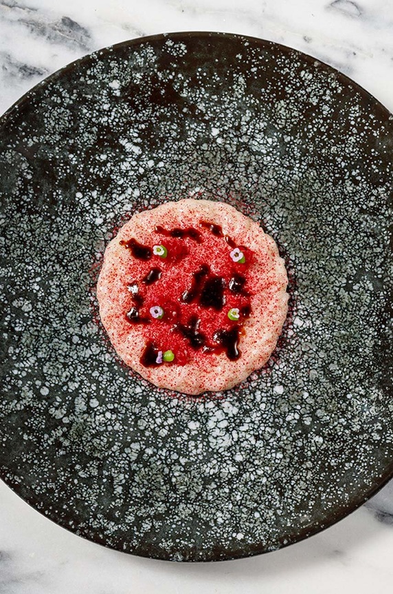 Bonna talerz Cosmos Black Gourmet o 21 cm COSBLGRM21DZ. czarny AA00