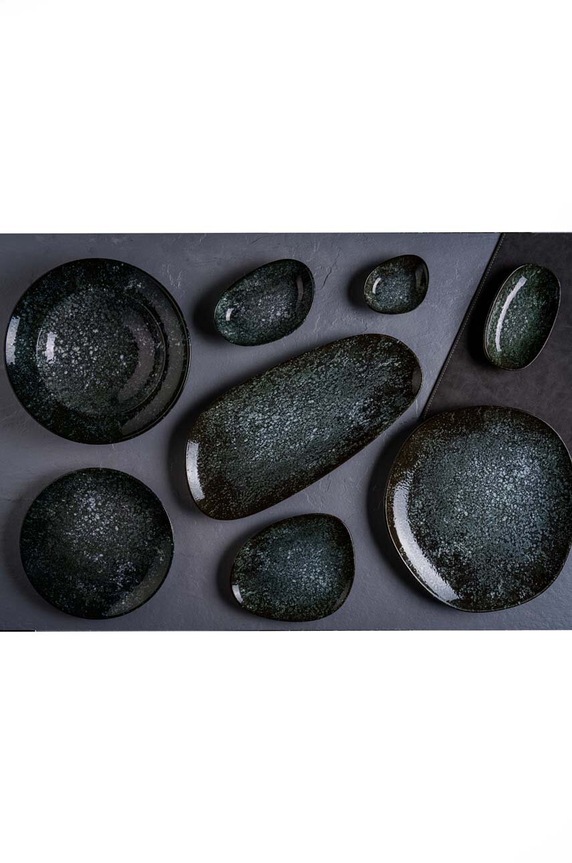 Bonna set de farfurii adânci Cosmos Black Banquet o 28 cm 6-pack COSBLBNC28CK.SET.6