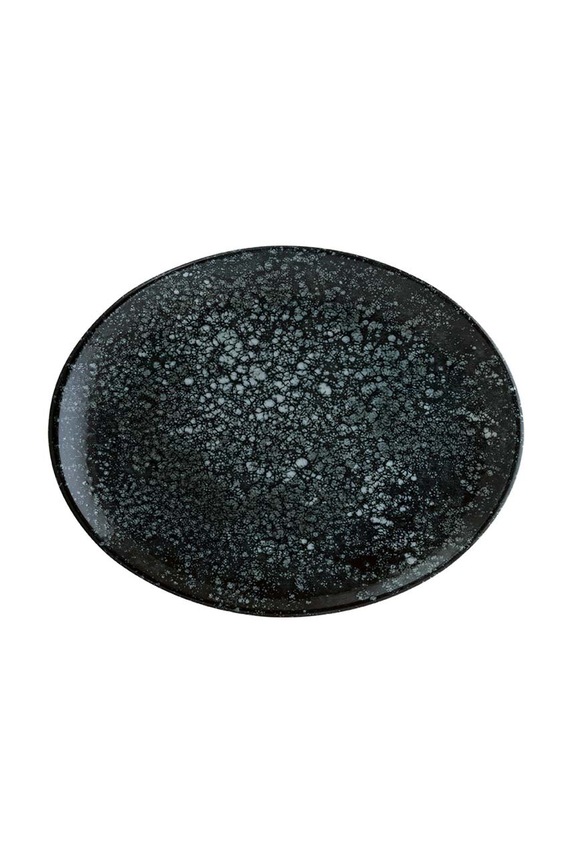 Bonna talerz Cosmos Black Moove o 31 cm czarny COSBLMOV31OV.