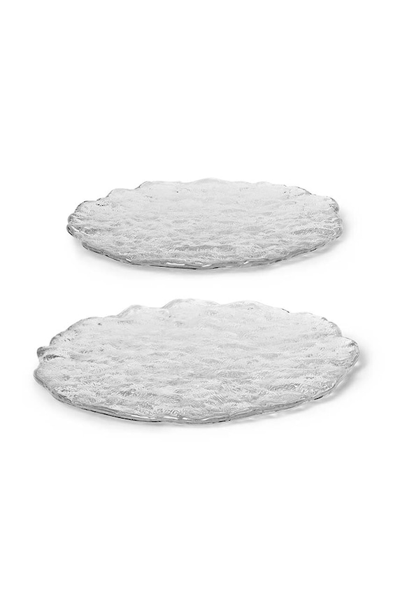 Σετ πιάτων ferm LIVING Momento 21 cm 2-pack διαφανή 1104267457