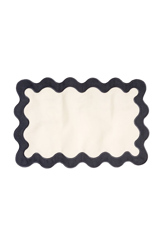 Подложка за чиния Business & Pleasure Co. (4 броя) BPA.PLA.RIV.WHT многоцветен AA00