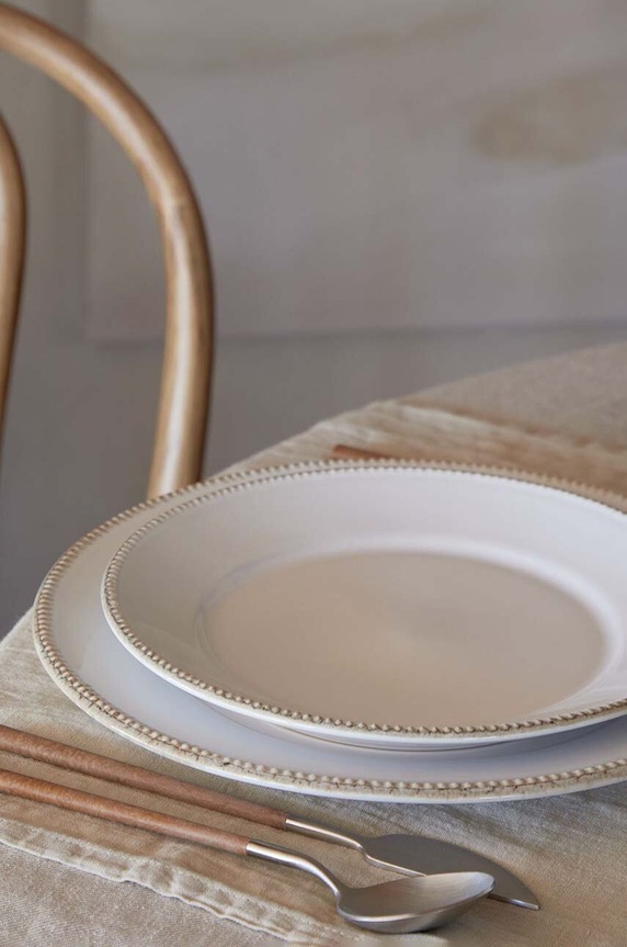 Kuchnia i bar Costa Nova zestaw talerzy Luzia Round 28 cm 6-pack PEP287.CLW.SET6 biały