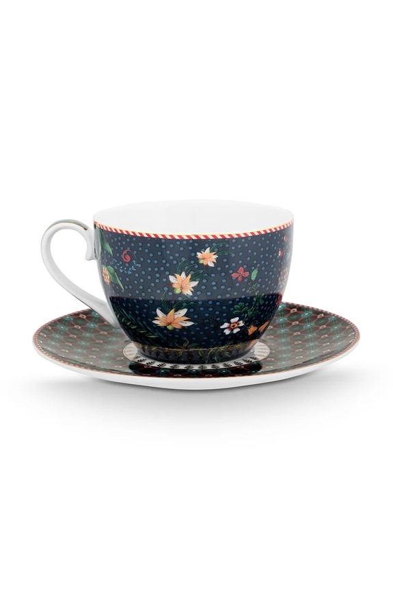 Konyha és bár Pip Studio csésze és csészealj készlet Berry Blues 280 ml 2 db 51.004.197 többszínű