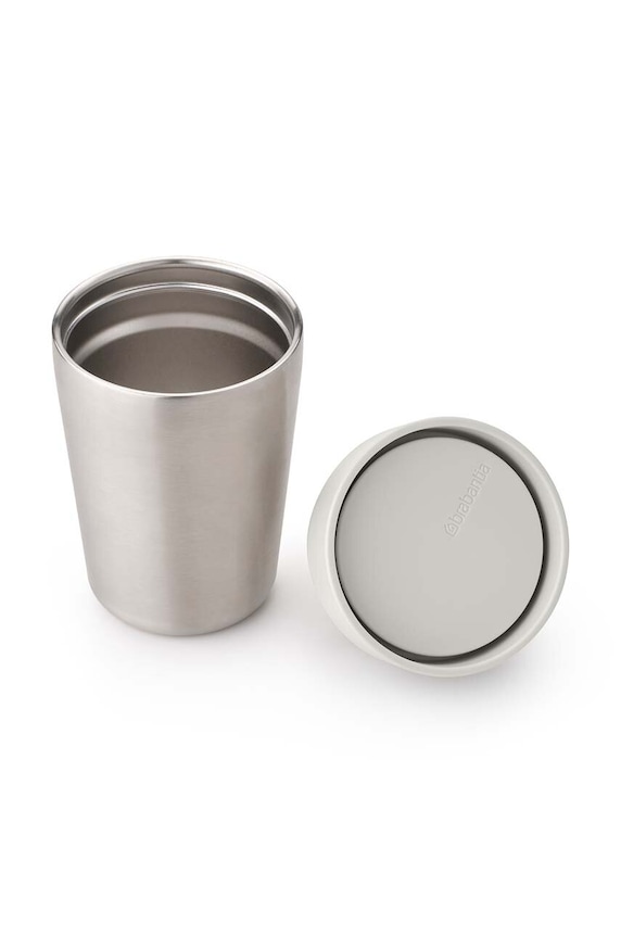 Termos šalica Brabantia Make & Take 0,2 L siva 228742