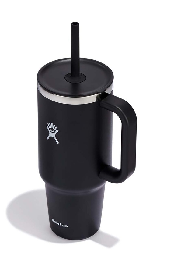 Αξεσουάρ Ισοθερμική κούπα με καλαμάκι Hydro Flask Hydro Flask All Around™ 1,18 l TT40PS001 μαύρο