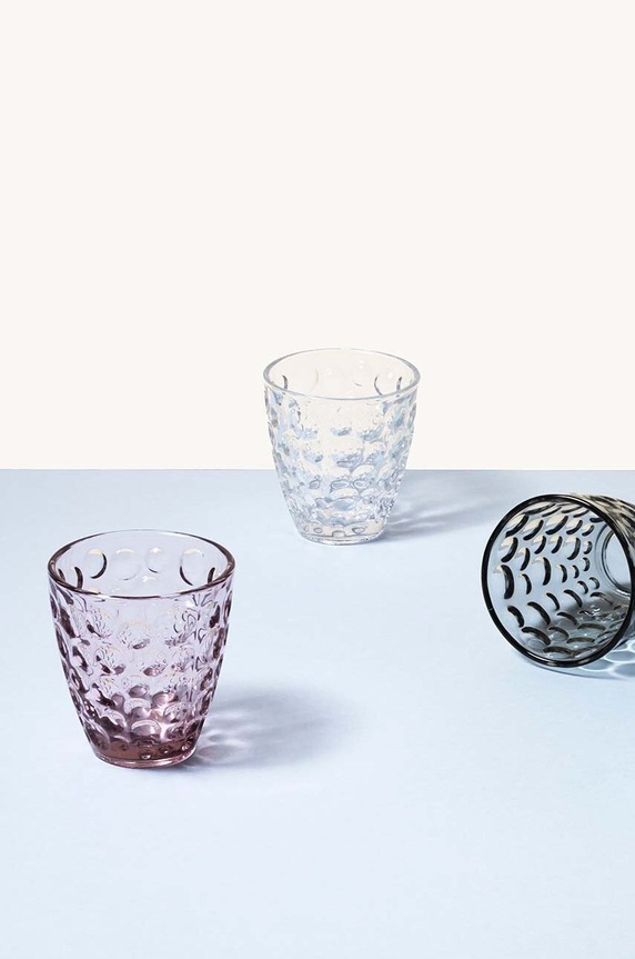 Set čaša ONA Bubble 220 ml 4-pack roza 704005