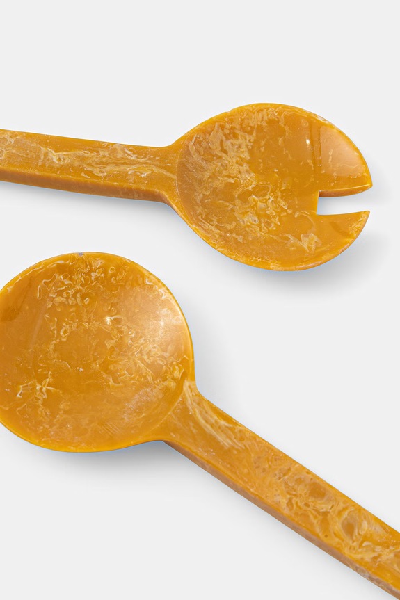 Žlice za salatu Calma House Mango MANGO.CE25.MOS zlatna AA00