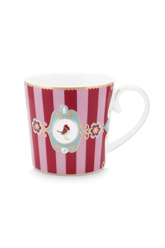 Pip Studio skodelica Love Birds Medallion 251 ml pisana 51002029.SINGLE