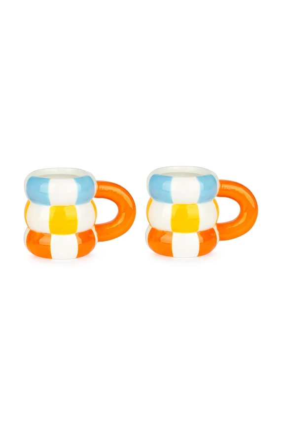 Set šalica Balvi Floats 75 ml 2-pack narančasta 27943