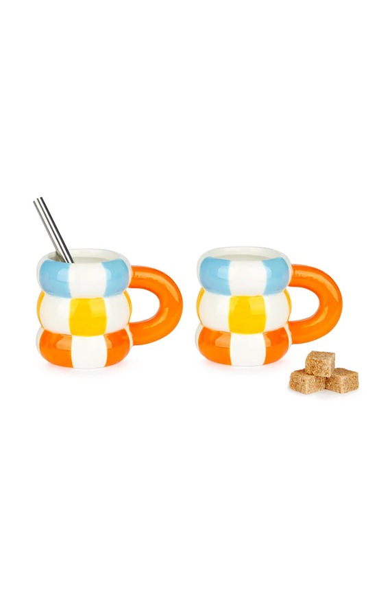 Set šalica Balvi Floats 75 ml 2-pack 27943 narančasta AA00
