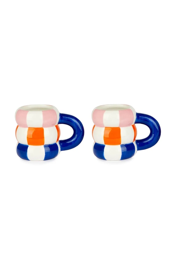 Set šalica Balvi Floats 75 ml 2-pack plava 27944