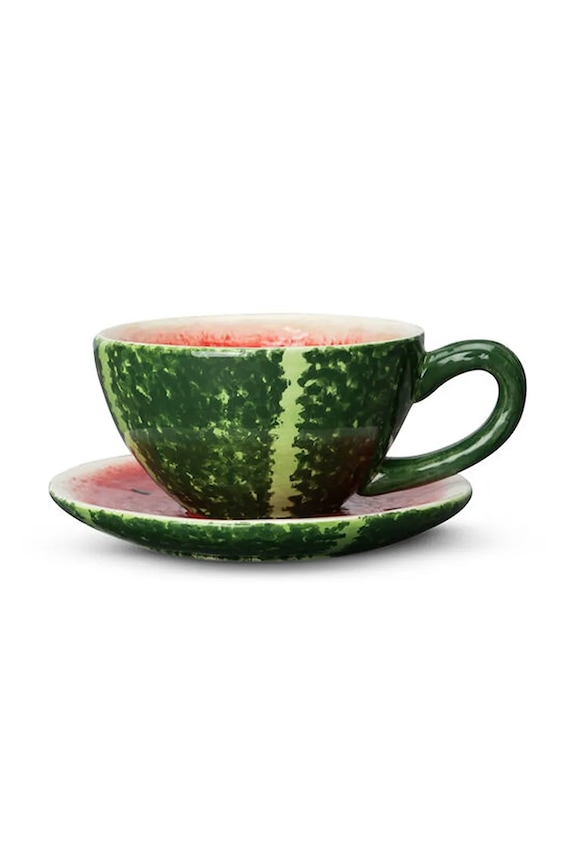 Φλιτζάνι και πιατάκι Byon Watermelon 250 ml πολύχρωμο 5228626112