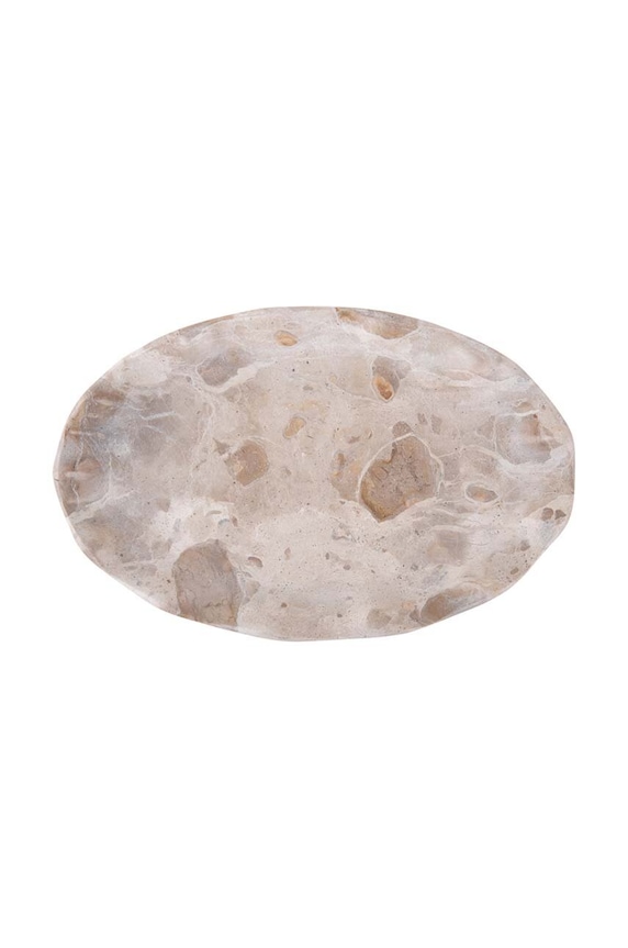 Present Time tavă decorativă Waved Oval Small PT4213BR multicolor AA00