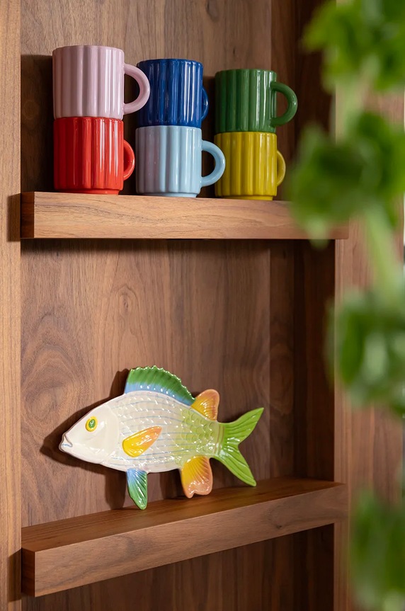 &k amsterdam farfurie de servire fish trigger 2797.39 multicolor AA00