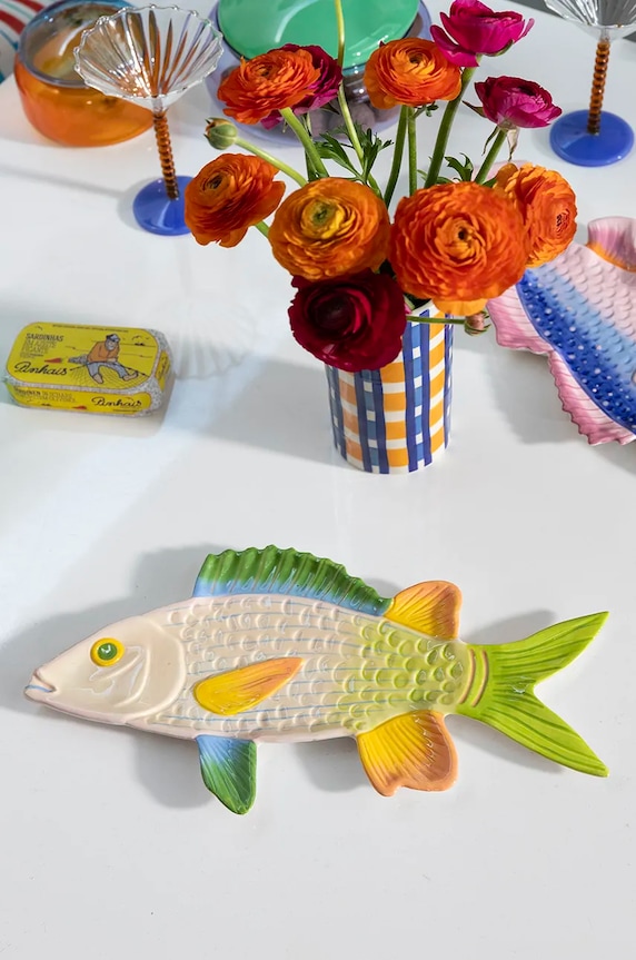 Cucina e Bar &k amsterdam piatto da portata fish trigger 2797.39 multicolore