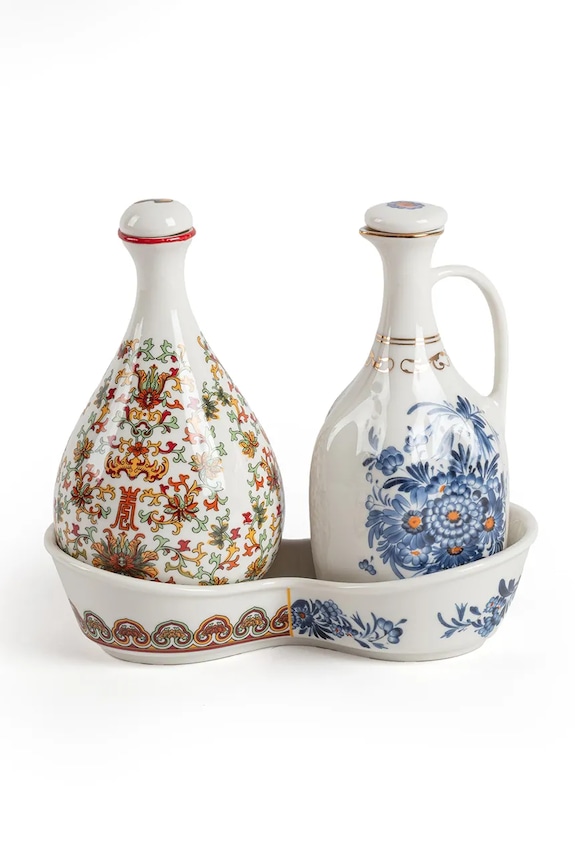 Seletti o sticlă de ulei și oțet Theleme 18 cm multicolor 09690