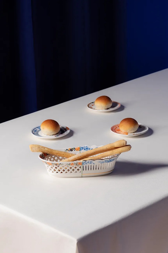 Cucina e Bar Seletti piatto Hybrid 09707 multicolore