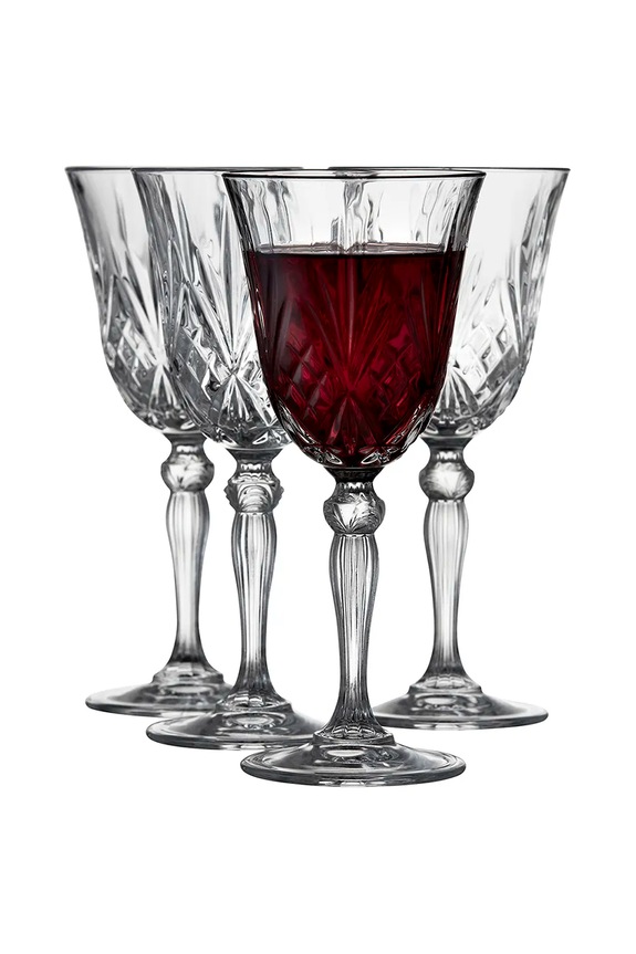 Set čaša za vino Lyngby Melodia 270 ml 4-pack šarena 916098